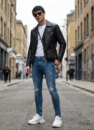 Мужские джинсы topman stretch skinny w30 l30