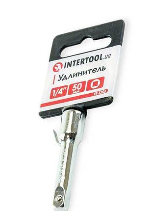 Удлинитель для воротка 1/4" 50 мм crv тайвань intertool