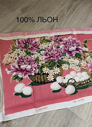 Рушник кухонний лляний