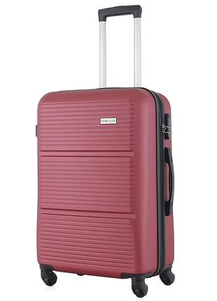 Валіза semi line 24" (m) cherry (t5639-2), для перевезення багажу та особистих речей, для ручної поклажі, для багажного відділення