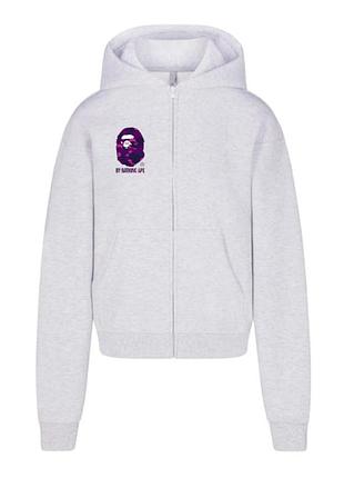 Мужской зип-худи bape