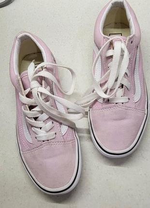 Кеди для подростков vans old skool бузковий сніг' 4