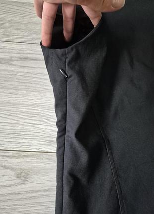 Классическое черное мини платье zara 6