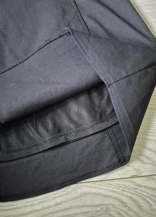Классическое черное мини платье zara 8