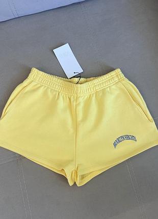 Жовті шорти zara, розмір s, нові