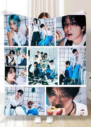 Плед 3d stray kids collage №2 15807 160х200 см
