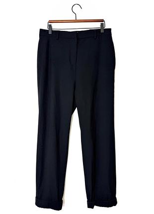Чорні брюки з високою посадкою marks&spencer