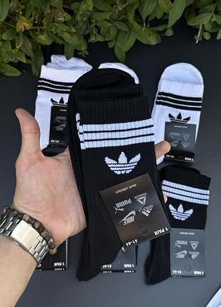 Носки adidas высокие черные