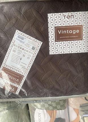 Покрывало винтажное з наволочками размер 220х240 теп різні кольори