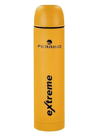 Термос ferrino extreme vacuum bottle 0,75 л artisan золотой (79345lgg), для туризма, кемпинга и путешествий, для отдыха на природе