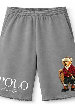 Мужские оверсайз шорты ralph lauren polo bear