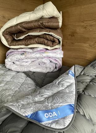 Ковдра полуторна для зими холофайбер у чохлі мікрофібра