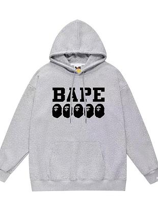 Мужской худи на флисе bape