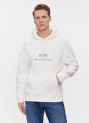 Мужское худи на флисе armani xxl
