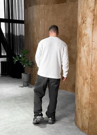 Светр плюш білий 3