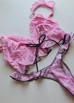 Комплект білизни victoria secret pink