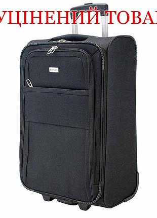 Валіза semi line 19" (s) чорна (t5601-1), для подорожей, відпустки й відряджень, для літака, потяга й автобуса, для ручної поклажі