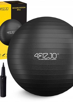 Мяч для фитнеса (фитбол) 4fizjo 85 см anti-burst black (p-5907222931516), для фитнеса и домашних тренировок, для активных занятий
