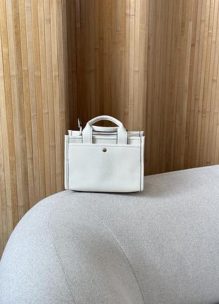 Сумка coach cargo tote bag 20 white 3