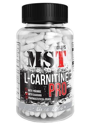 Жироспалювач mst nutrition l-carnitine pro, 90 капсул