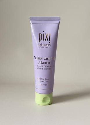 ❗️уцінка. pixi skintreats — retinol jasmine cleanser — розгладжувальний очищувальний засіб з ретинолом та керамідами