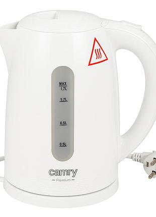 Електричний чайник із сучасним зовнішнім виглядом camry cr 1254 1.7л, хороший електрочайник для дому jp-69