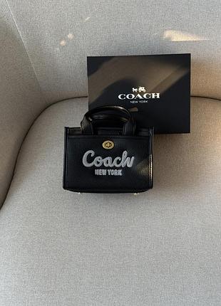 Сумка coach cargo tote bag 20 black