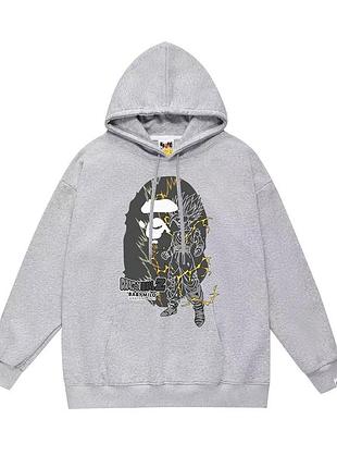 Мужской худи на флисе bape