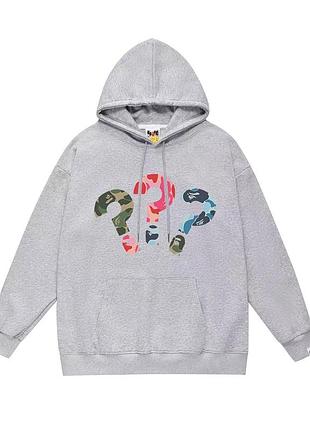 Мужской худи на флисе bape