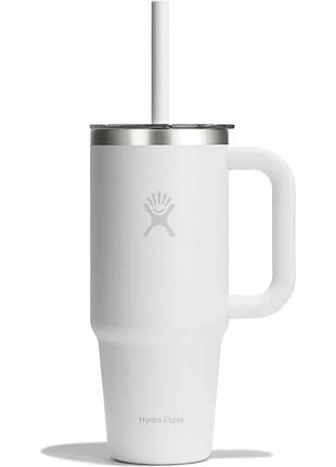 Термочашка hydro flask 700 ml travel tumbler clear lid