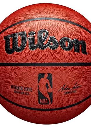 М'яч баскетбольний wilson nba authentic indoor comp лучшая цена с быстрой доставкой по украине