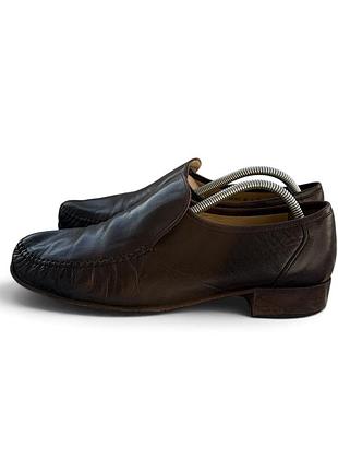 Коричневі чоловічі туфлі grenson