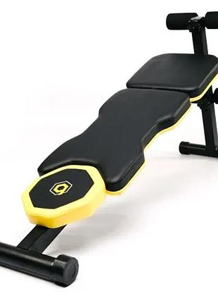 Лавка тренувальна besport wb-001 для преса для силовых упражнений, фитнеса, дома, спортзала и регулярных тренировок