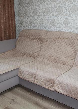 Покривало на кутовий диван різні квіта 'elegance'