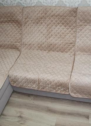 Покривало на кутовий диван різні квіта (harmony).