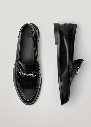 Лофери з натуральної шкіри massimo dutti😉