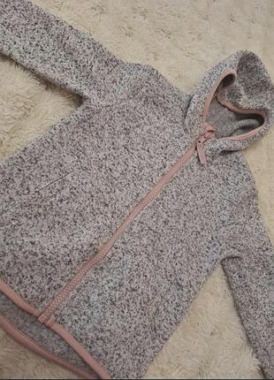 Флісова кофта для дівчинки  h&m на 2-4 роки