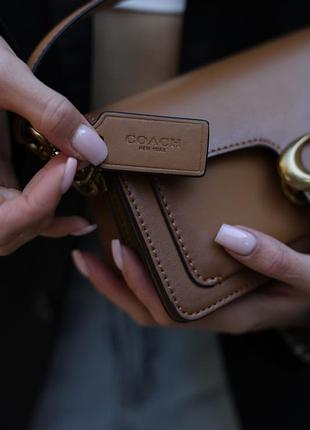 Сумка coach tabby shoulder bag 20 brown/gold 10
