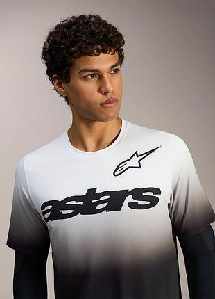 Джерси alpinestars a-dura astars ss jersey 2.0 оранжевый/черный, l, тип товара велосипедное джерси, артикул 1761026-41-l, размер l