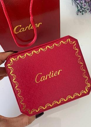 Упаковка премиум cartier коробочка, внутри замша, пакет