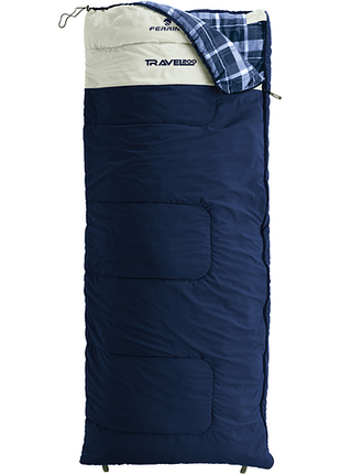 Спальний мішок ferrino travel 200/+5°c deep blue/white left (86320hbb) лучшая цена с быстрой доставкой по