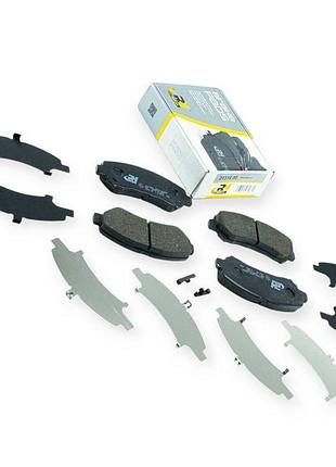 Колодки гальмівні nissan rogue, juke, qashqai, x-trail (t31), renault koleos передні roadhouse