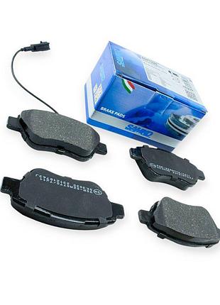 Колодки тормозные fiat doblo, citroen nemo, peugeot bipper (2008-) передние samko