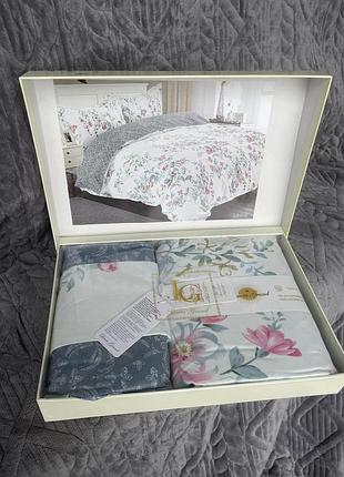 Євро комплект постільної білизни laura grand velvetethereal