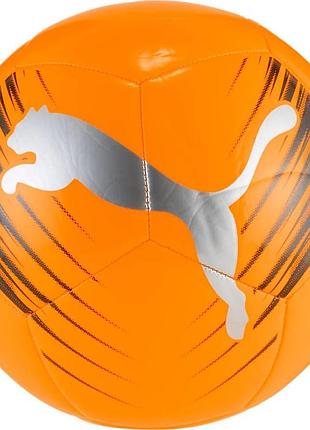 М'яч футбольний puma attacanto graphic ball помаранчевий, чорний уні 5