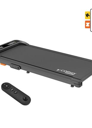 Беговая дорожка для ходьбы cornix lexi walking pad с функцией вибрации black, для домашних кардиотренировок, для дома и квартиры