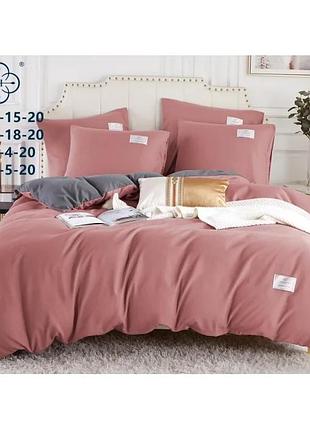 Постельное белье из фланели евро colourfull home премиум комфорт на резинке