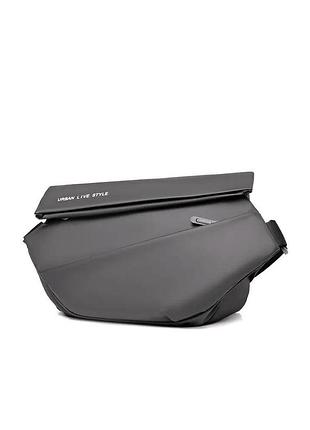 Сумка-слінг 29 x 13 x 19 см weatro сіра ssch-kit-0015