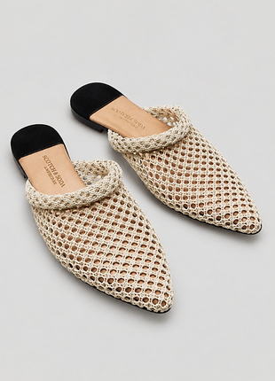 Нові мюлі scotch&amp;soda crochet flat mules — 38 р — 25,5 см