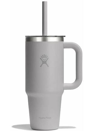 Термочашка hydro flask 700 ml travel tumbler clear lid